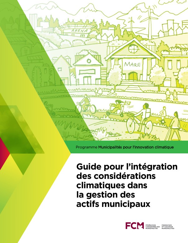 Couverture de guide pour integration des considerations climatiques dans la gestion des actifs municipaux