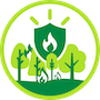 Community wildfire resilience icon