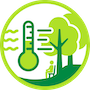 Community heat resilience icon