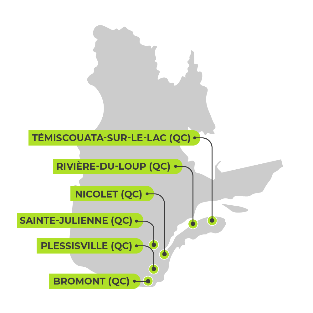 Carte de Quebec