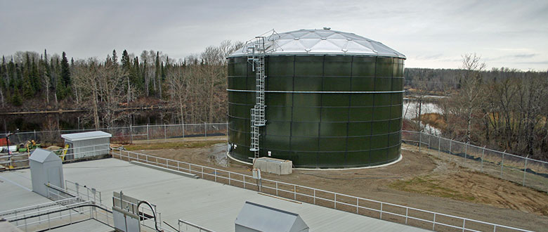 Nouvelle installation de stockage de biosolide de la Ville de Kapuskasing (Ont.). (Source: Ville de Kapuskasing)