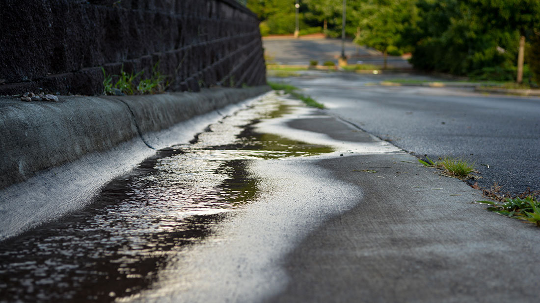 Écoulement des eaux de ruissellement