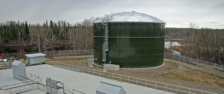 Wastewater treatment at Kapuskasing
