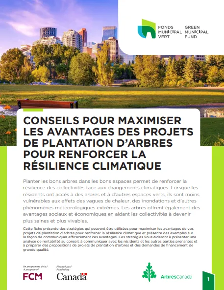 Image de la page couverture de la fiche-conseil sur la résilience climatique