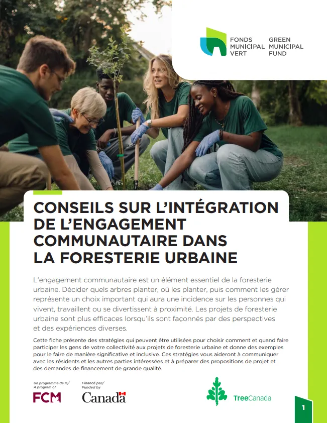 Page couverture de la fiche-conseils sur l’engagement communautaire